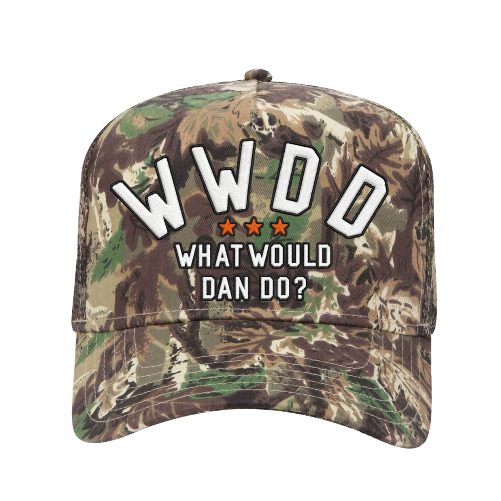 WWDD Camo Hat front