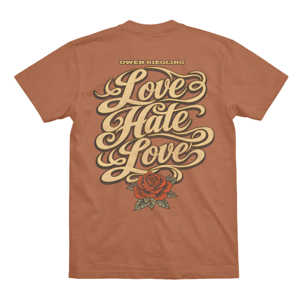 Love Hate Love Tee back